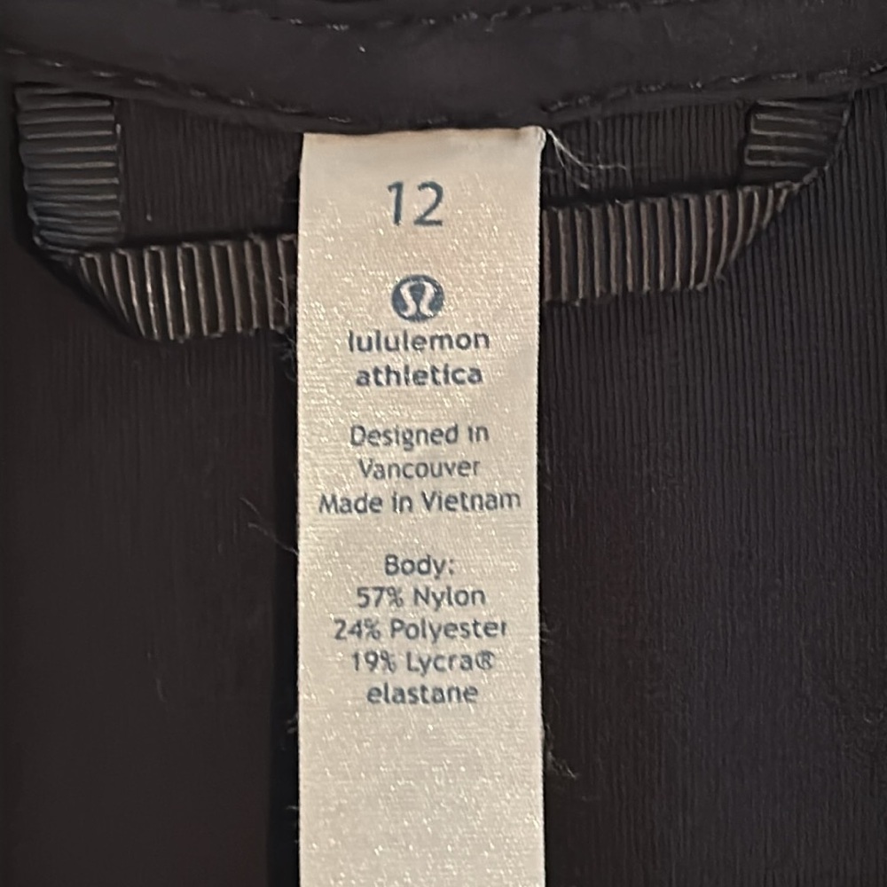 Lululemon Embrace the Space Jacket Hoodie Sz 12 Black Excellent Condition - Picture 10 of 16